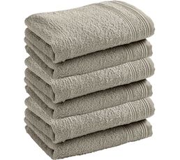 Lot De 2 Gants De Toilette En Coton épais – 16x21 Cm, Beige, 500 G/m², Fabriqué Au Portugal