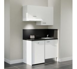 Vicco Cuisine Fame-Line, Anthracite Brillant/Blanc, 235 Cm Sans Plan De Travail