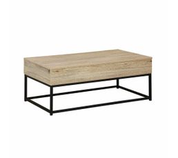 Meuble TV Avec éclairage LED Meuble TV Avec 2 Tiroirs En Rotin, 2