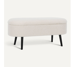 Banc De Rangement Pliable Avec Bac Amovible - Pouf Banquette Gris Clair, Charge 160 Kg, Pour Entrée Ou Salon - 9