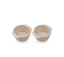 Ramequin En Céramique Blanche – Diamètre 8,9 Cm – Hauteur 4,7 Cm – Lave-vaisselle Et Four