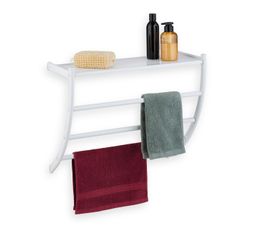 Distributeur De Serviettes En Papier Mural En Bambou - Format H2/H3 - Dimensions 26x27x13 Cm