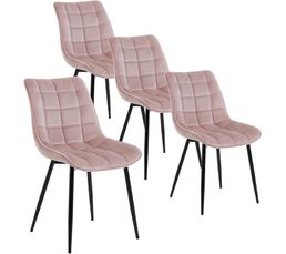 Fauteuil De Coiffeuse Moderne En Velours 55x62x73/83cm, Réglable En