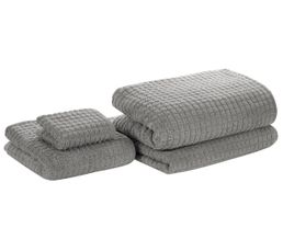 Drap De Douche 70x140 Cm Nid D'abeille PURE WAFFLE 300 G/m² Orange Butane | Leroy Merlin