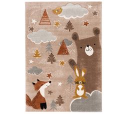 Tapis De Jeu Maui Kids - Doux, Coloré, Facile à Entretenir, Pour Chambre Ou Salle De Jeux
