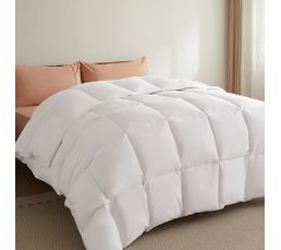Couette Cocoon Hiver 300x240 Cm - Garnissage Polyester 400 G/m², Microfibre Douce - Très Chaude Et Respirante
