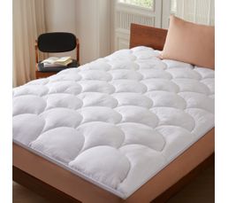 Surmatelas Mousse Froide Mister Sandman 140x190 Cm - Épaisseur 5 Cm, Housse Lavable, Respirant, Hypoallergénique
