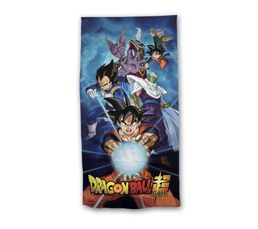 Serviette De Bain Dragon Ball Enfant 70x140cm - Imprimé Vegeta - 100% Polyester | Séchage Rapide - Fabriqué En Espagne