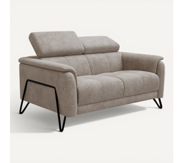 Canapé D'Angle 3 Places Convertible Avec Repose-Pieds – Velours Côtelé, Chargeur USB, Rangement Accoudoirs – Gris Ou Beige