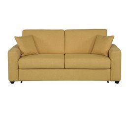 canape convertible 3 places nicaragua tissu cartier curcuma 15 canape but