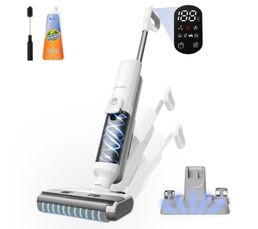 Aspirateur Balai Sans Fil 450W 40KPA - Autonomie 50 Min, écran LED - Pour Poils D'animaux, Tapis