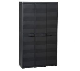 FIMEI Armoire De Rangement Noir 60x29,5x90 Cm Aggloméré