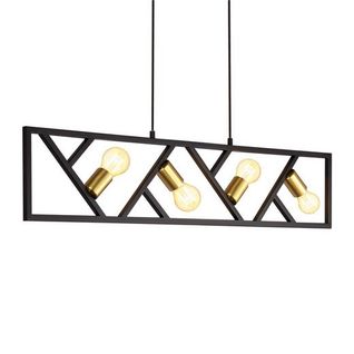 Suspension Réglable En Hauteur Noir Vintage E27