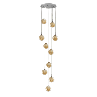 Lampe Suspendue Pour Table à Manger Réglable En Hauteur 10 Lampes En Verre