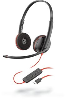 Casque Filaire Blackwire C3220 Noir, Rouge