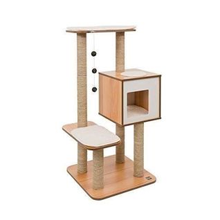 Arbre À Chat Vesper V Base Haute Noyer Naturel