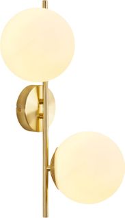 Applique Intérieur Moderne Or Applique Verre Abat-jour E27 Chambre Couloir