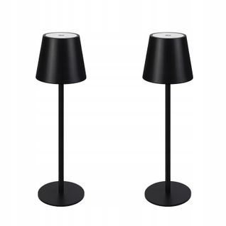 Lampe De Table Sans Fil - Lampe De Chevet Noir Ip54 Lampe De Salon