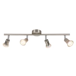 Spot De Plafond 4 Flammes Gu10 Moderne Plafonnier Couloir Ampoules Incluses