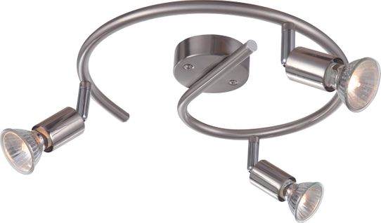 Spot De Plafond 3 Flammes Gu10 Moderne Plafonnier Couloir Ampoule Incluse