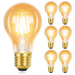 Ampoule LED A60 Vintage Edison Light Bulb 2700k Chambre à Coucher