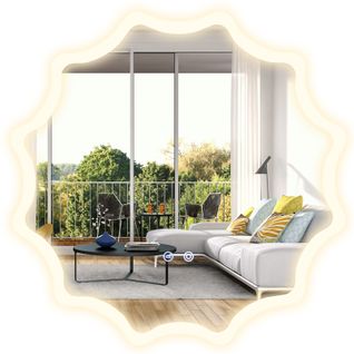 Miroir De Salle De Bain à LED Φ60 Cm, Miroir Mural Lumineux Avec 3 Couleurs Et Luminosité Réglable