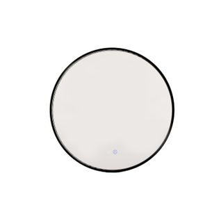 Miroir Salle De Bain Avec Eclairage 60 X 60 Cm, Miroir Rond LED Antibuee, Désembuage Rapide