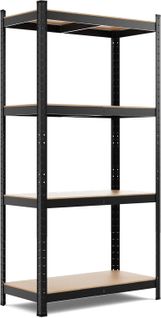 Rayonnage Métallique Etagère De Rangement Capacité De Charge 520kg, 40 X 80 X 160 Cm (noir)