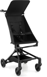 Poussette Canne Bébé 6-36 Mois(charge 15 Kg) Avec Canopy Ajustable Et Siège Hamac, Noir