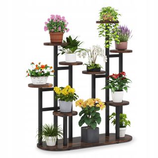 Support De Plantes D'intérieur à Plusieurs Étages Pour 11 Pots De Fleurs Pour Salon