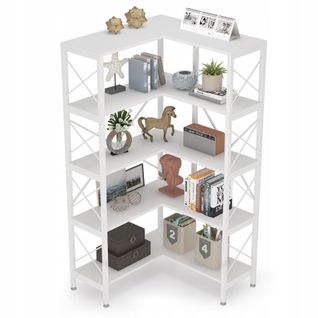 Etagère D'angle, Grande Étagère D'angle Industrielle Pour Salon, Maison, Bureau