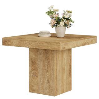 Table à Manger Carrée De 100 Cm Pour 4 Personnes, Petite Table De Cuisine De Style Campagnard