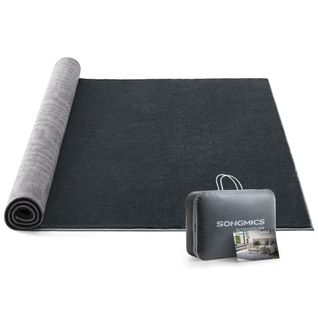 Tapis De Salon, 120 X 170 Cm, Antidérapant, Lavable En Machine, Gris Anthracite