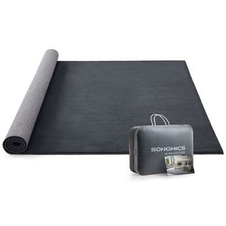 Tapis De Salon,  160 X 230 Cm,  Antidérapant, Lavable En Machine, Gris Anthracite