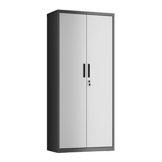 Armoire De Classement Multi-usages, Armoire De Rangement En Acier, 5 Niveaux, Argenté/noir