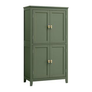 Armoire De Salle De Bain, Meuble De Rangement, Placard De Cuisine Avec 4 Portes