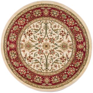 Tapis Lyndhurst 183 X 183 Cm Traditionnel Xandra Ivoire / Rouge
