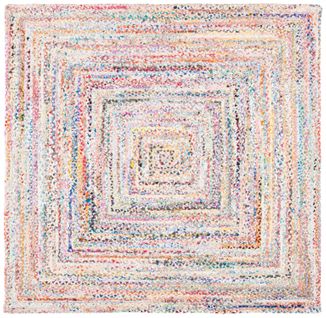 Tapis Braided 213 X 213 Cm Boheme Halcyon Ivoire / Multi