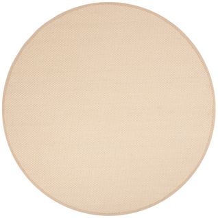 Tapis Natural Fiber 122 X 122 Cm Fibre Naturelle Nancy Ivoire/beige Clair