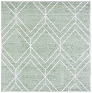 Tapis Adirondack 183 X 183 Cm Contemporain Mia Noir / Neutre