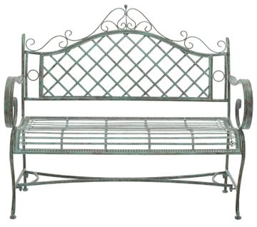 Banc Abner Vert Le Fer 50 X 100 X 100 Cm