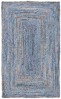 Tapis Cape Cod 122 X 183 Cm Cotier Xyla Bleu / Naturel