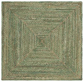 Tapis Cape Cod 122 X 122 Cm Cotier Breya Vert