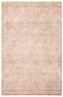 Tapis Abstract 183 X 274 Cm Bohémien Alaska Ivory / Rust