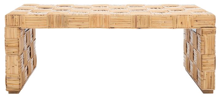 Table Basse Adkin Neutre Rotin 120 X 65 X 45 Cm