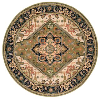 Tapis Heritage 122 X 122 Cm Traditionnel Quincy Vert