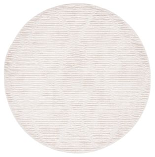 Tapis Rond Marrakech 160 X 160 Cm Bohemien Kendall Beige