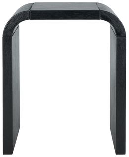 Table D'appoint Liasonya Noir Bois Bayur 46 X 35 X 54 Cm