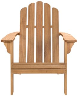 Chaise Adirondack Gerlinda Neutre Bois D'eucalyptus 72 X 91 X 95 Cm
