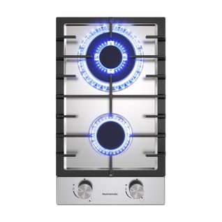 Plaque De Cuisson à Gaz Ghss302 2 Foyers, Encastrable, Gaz Naturel/propane, Acier Inoxydable, 5200w